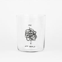 Carica l'immagine nel visualizzatore di Gallery, Bicchiere Me and My Goals- size L