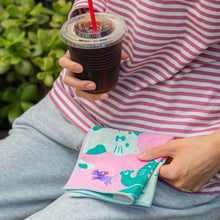 Carica l'immagine nel visualizzatore di Gallery, New Retro Mini asciugamano Cats