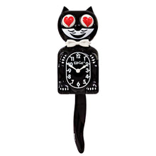 Carica l'immagine nel visualizzatore di Gallery, Kit Cat Clock - Edizione Limitata Occhi a Cuore l’Originale! Orologio Gatto