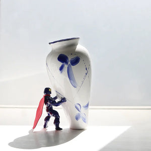 My Superhero - Vaso Bianco e Blu - Large