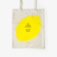 Carica l'immagine nel visualizzatore di Gallery, Typealive Tote Bag You Have Lemons