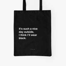 Carica l'immagine nel visualizzatore di Gallery, Typealive Tote Bag Wear Black