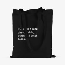 Carica l'immagine nel visualizzatore di Gallery, Typealive Tote Bag Wear Black