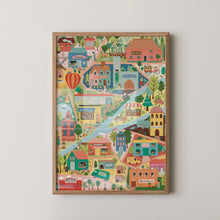 Carica l'immagine nel visualizzatore di Gallery, DasBrooklyn - Stampa Artistica A4 La Città di un'amante dei libri
