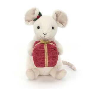 Jellycat - Merry Mouse Present