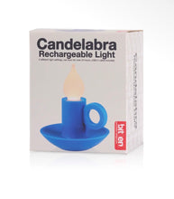 Carica l'immagine nel visualizzatore di Gallery, Bitten - Candelabra - Lampada ricaricabile portatile - Azzurra
