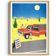 Carica l&#39;immagine nel visualizzatore di Gallery, KIBLIND Atelier - Simon Bailly - If you don’t have a stove, use a pickup - Stampa - Illustrazione
