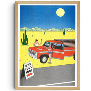 KIBLIND Atelier - Simon Bailly - If you don’t have a stove, use a pickup - Stampa - Illustrazione