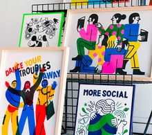 Carica l'immagine nel visualizzatore di Gallery, Stampa Dance Your Troubles Away
