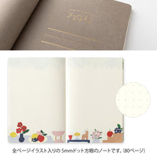 Carica l&#39;immagine nel visualizzatore di Gallery, Yuru Log Notebook (B6) MotifTexile
