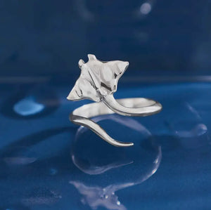 Anello Manta Argento