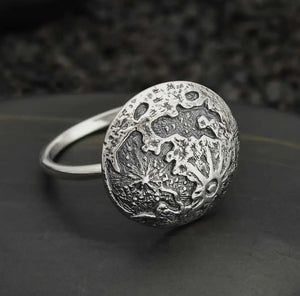 Anello Luna Piena Argento