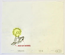 Carica l&#39;immagine nel visualizzatore di Gallery, The Simpsons - Lisa Simpson - Disegno di produzione originale con certificato di autenticità

