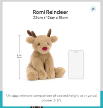 Carica l&#39;immagine nel visualizzatore di Gallery, Jellycat - Romi Reindeer
