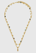 Carica l'immagine nel visualizzatore di Gallery, Collana doppia Piuma
