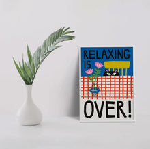 Carica l'immagine nel visualizzatore di Gallery, Redy. - Stampa Illustrazione Relaxing is over
