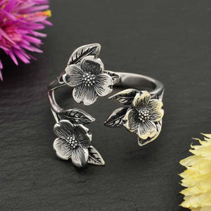 Anello Fiori - Argento