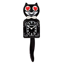 Carica l'immagine nel visualizzatore di Gallery, Kit Cat Clock - Edizione Limitata Occhi a Cuore l’Originale! Orologio Gatto
