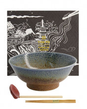 Carica l&#39;immagine nel visualizzatore di Gallery, Tokyo Design Studio - Set Ciotola Ramen con posate Sunachi Ainagashi
