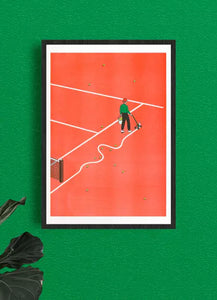 Poster KIBLIND - Simon Bailly - Roland Garros