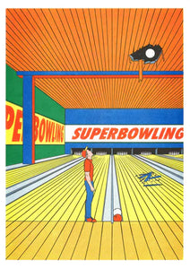 Poster KIBLIND - Simon Bailly - Super Bowling