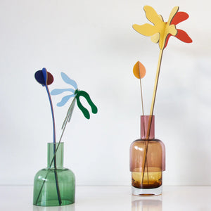 Flip Vase Small Rosa e Giallo - Vaso Vetro