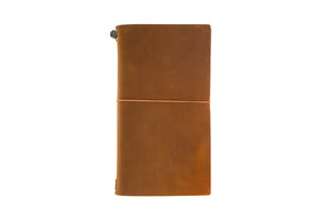 Traveler’s Notebook Regular - Taccuino con copertina in pelle cammello deluxe