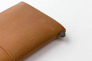 Traveler’s Notebook Regular - Taccuino con copertina in pelle cammello deluxe