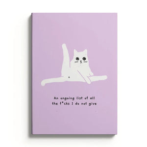 Notebook Gatto Who doesn’t Give a F*ck