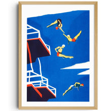 Carica l&#39;immagine nel visualizzatore di Gallery, KIBLIND Atelier - Virginie Morgand - La Piscine 12  - Stampa - Illustrazione
