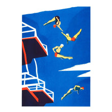 Carica l&#39;immagine nel visualizzatore di Gallery, KIBLIND Atelier - Virginie Morgand - La Piscine 12  - Stampa - Illustrazione
