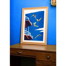 Carica l&#39;immagine nel visualizzatore di Gallery, KIBLIND Atelier - Virginie Morgand - La Piscine 12  - Stampa - Illustrazione
