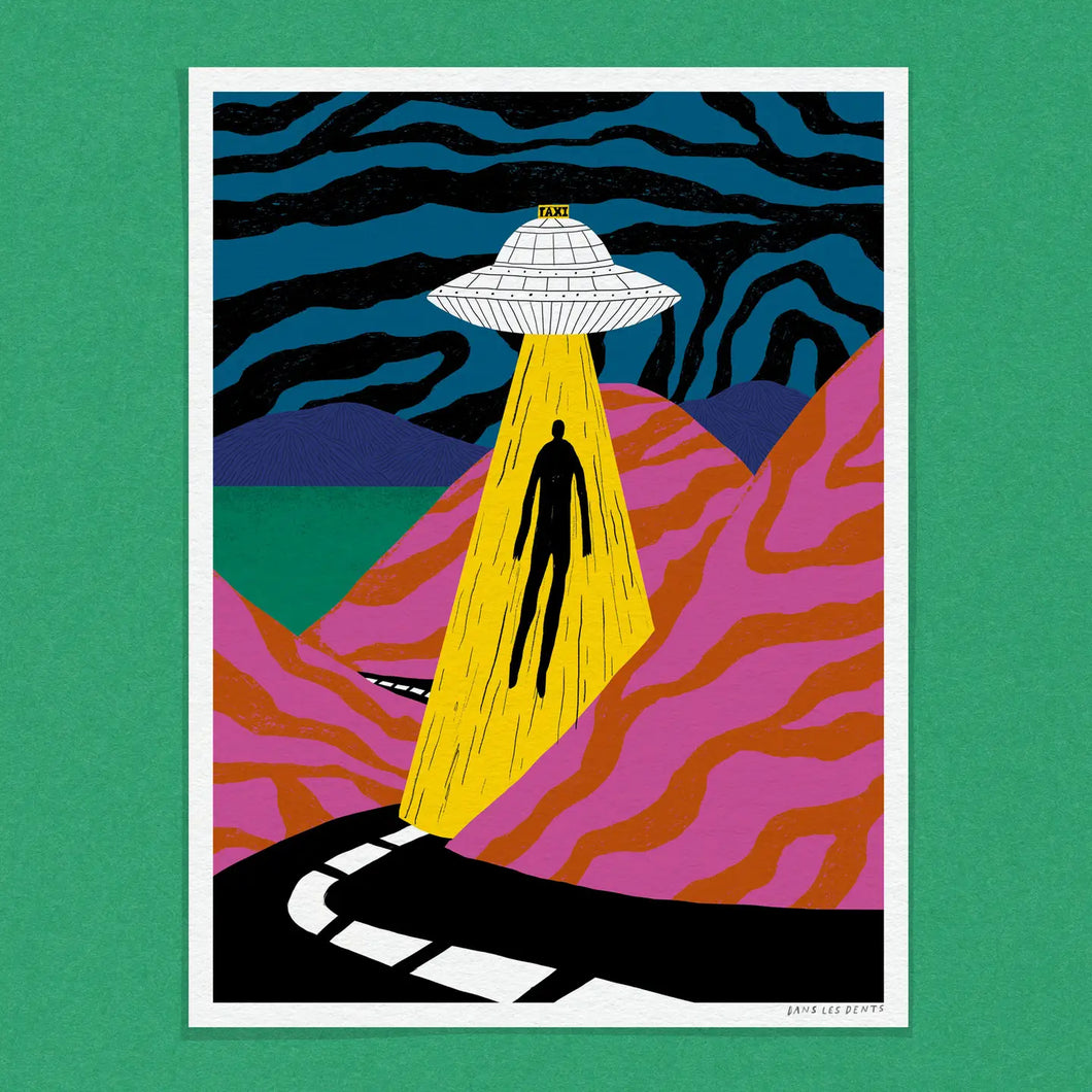 Dans Les Dents - Space Taxi - Illustrazione