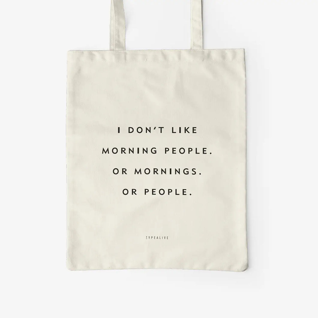 Typealive Tote Bag Morning People