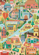 Carica l'immagine nel visualizzatore di Gallery, DasBrooklyn - Stampa Artistica A4 La Città di un'amante dei libri
