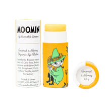 Carica l'immagine nel visualizzatore di Gallery, Moomin by G&amp;L - Balsamo labbra a base di cera d’api con cocco e miele
