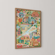 Carica l'immagine nel visualizzatore di Gallery, DasBrooklyn - Stampa Artistica A4 La Città di un'amante dei libri
