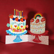 Carica l'immagine nel visualizzatore di Gallery, Alljoy Design -Biglietto Auguri Animato - Torta di Compleanno
