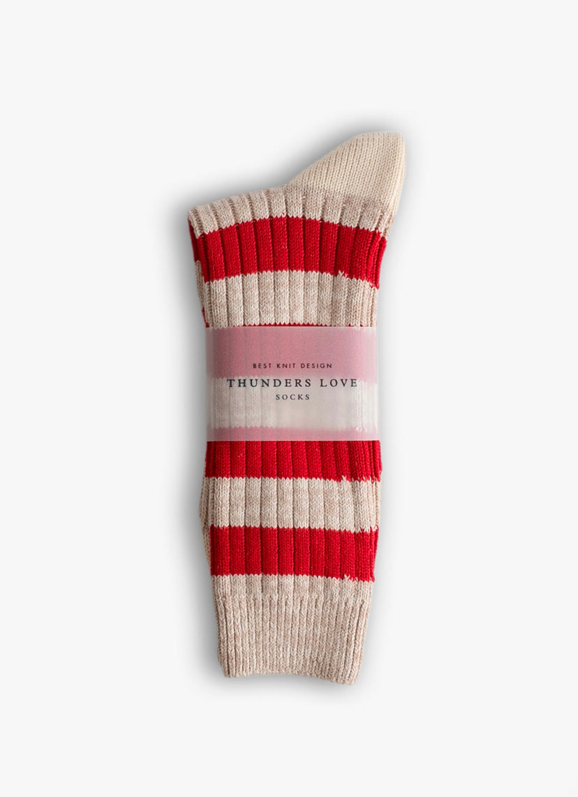 Calzini Thunders Love - Nautical Turn - Sailor Red socks