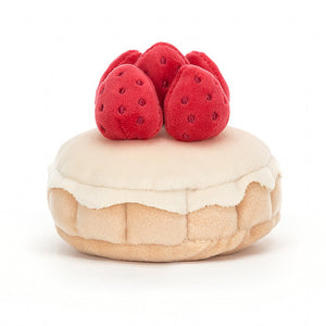 Tartina pasticcino alle Fragole