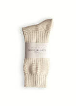 Carica l&#39;immagine nel visualizzatore di Gallery, Thunders Love Link Collection Canalé Raw White Socks - Calzini
