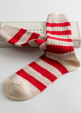 Carica l&#39;immagine nel visualizzatore di Gallery, Calzini Thunders Love - Nautical Turn - Sailor Red socks
