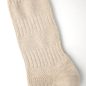 Thunders Love Link Collection Canalé Raw White Socks - Calzini