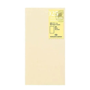 Traveler’s Notebook Regular Crema n. 025 - Taccuino Ricarica