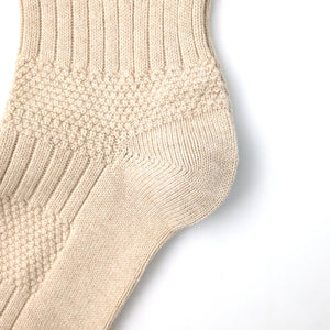Thunders Love Link Collection Canalé Raw White Socks - Calzini