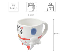Carica l&#39;immagine nel visualizzatore di Gallery, Mug tazza Maneki Neko 3D o Maneki Neko e basta
